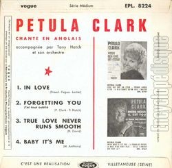 [Pochette de In love (Petula CLARK) - verso]