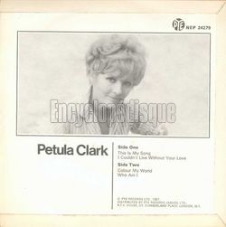 [Pochette de This Is My Song (Petula CLARK) - verso]