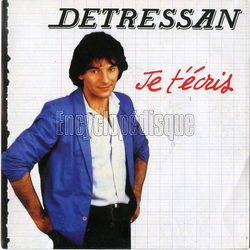 [Pochette de Je t’cris (Renaud DETRESSAN)]