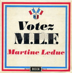 [Pochette de Votez M.L.F. (Martine LEDUC)]