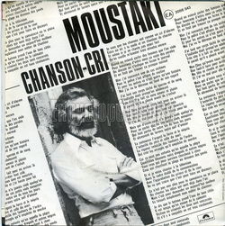 [Pochette de Chanson cri (Georges MOUSTAKI) - verso]