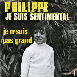 [Pochette de Je suis sentimental (PHILIPPE)]