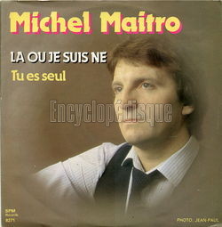 [Pochette de L o je suis n (Michel MAITRO)]