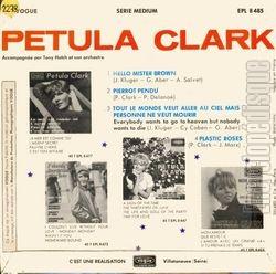 [Pochette de Hello Mister Brown (Petula CLARK) - verso]