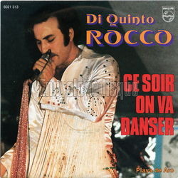 [Pochette de Ce soir, on va danser (Di Quinto ROCCO)]