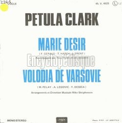 [Pochette de Marie Dsir (Petula CLARK) - verso]