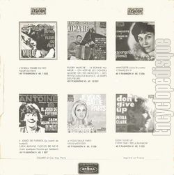 [Pochette de I wanna sing with your band (Petula CLARK) - verso]