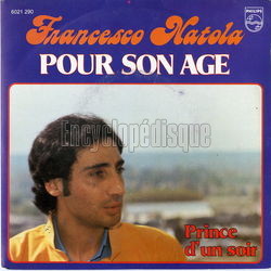 [Pochette de Pour son ge (Francesco NATOLA)]