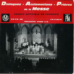 [Pochette de Dialogues, acclamations, prires de la messe (RELIGION)]