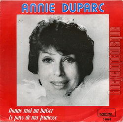 [Pochette de Donne-moi un baiser (Annie DUPARC)]