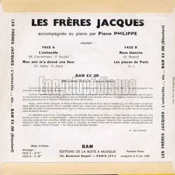 [Pochette de L’entrecte (Les FRRES JACQUES) - verso]