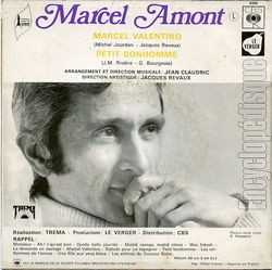 [Pochette de Marcel valentino (Marcel AMONT) - verso]