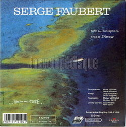 [Pochette de Planisphre (Serge FAUBERT) - verso]