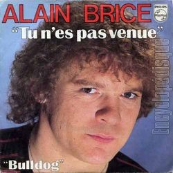 [Pochette de Tu n’es pas venue (Alain BRICE)]