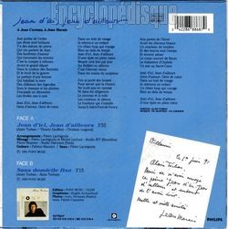 [Pochette de Jean d’ici, Jean d’ailleurs (Alain TURBAN) - verso]