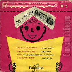 [Pochette de La bourse des chansons N 3  Columbia  (COMPILATION)]