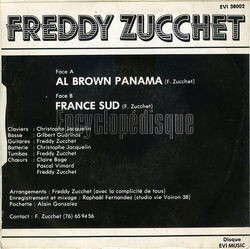 [Pochette de Al Brown Panama (Freddy ZUCCHET) - verso]