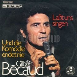 [Pochette de Lasst uns singen (Gilbert BCAUD)]