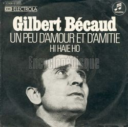 [Pochette de Un peu d’amour et d’amiti (Gilbert BCAUD)]