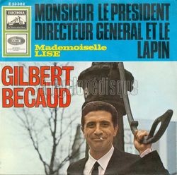 [Pochette de Monsieur le Prsident-Directeur Gnral et le lapin (Gilbert BCAUD)]