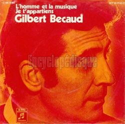 [Pochette de L’homme et la musique (Gilbert BCAUD)]