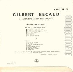 [Pochette de Donne-moi - N4 (Gilbert BCAUD) - verso]