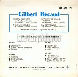 [Pochette de Abrina birchou (Le fond des rivires) (Gilbert BCAUD) - verso]