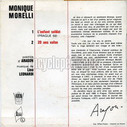 [Pochette de L’enfant soldat (Monique MORELLI) - verso]