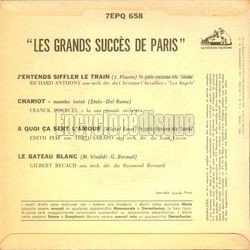 [Pochette de Les grands succs de Paris (COMPILATION) - verso]