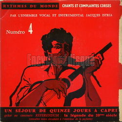 [Pochette de Chants et complaintes corses (Jacques ISTRIA)]