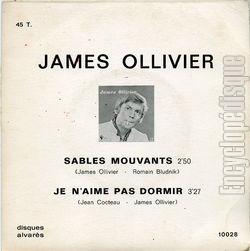 [Pochette de Sables mouvants (James OLLIVIER)]