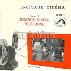 [Pochette de Bruitage cinma (Volume 15 - Signaux divers, tlphone) (BRUITAGE CINMA)]