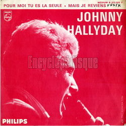 [Pochette de Pour moi tu es la seule (Johnny HALLYDAY)]