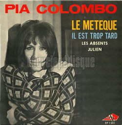 [Pochette de Le mtque (Pia COLOMBO)]