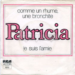 [Pochette de Comme un rhume, une bronchite (PATRICIA)]