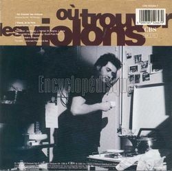 [Pochette de O trouver les violons (Art MENGO) - verso]