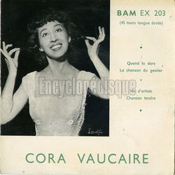 [Pochette de Quand tu dors (Cora VAUCAIRE)]