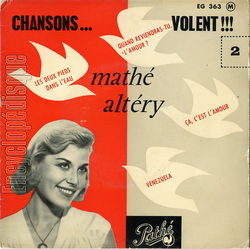 [Pochette de Chansons…volent ! (Math ALTRY)]