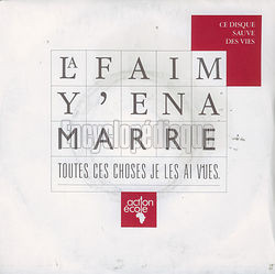 [Pochette de La faim y’en a marre (ACTION COLE)]