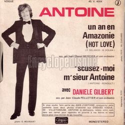 [Pochette de Un an en Amazonie (ANTOINE et Danile GILBERT) - verso]