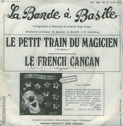 [Pochette de Le petit train du magicien (La BANDE  BASILE) - verso]