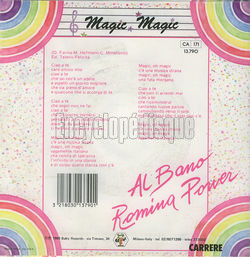 [Pochette de Magic oh Magic () - verso]