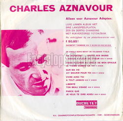 [Pochette de Libert (Charles AZNAVOUR) - verso]