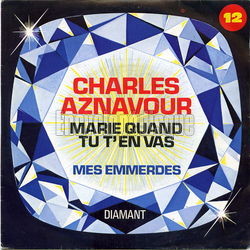 [Pochette de Marie, quand tu t’en vas (Charles AZNAVOUR)]