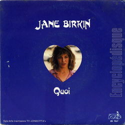 [Pochette de Quoi (Jane BIRKIN)]