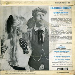 [Pochette de L’irlandaise (Claudio BROOK) - verso]