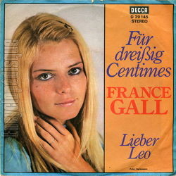 [Pochette de Fr dreiig Centimes (France GALL)]