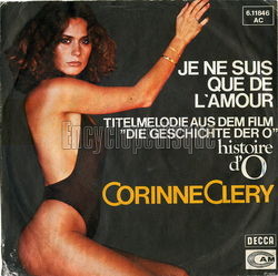 [Pochette de Je ne suis que de l’amour (Corinne CLRY)]