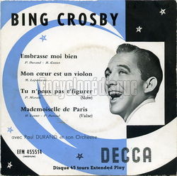 [Pochette de Bing CROSBY "Embrasse-moi bien" (Les FRANCOPHILES)]