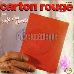 [Pochette de Carton rouge (CAF DES SPORTS)]